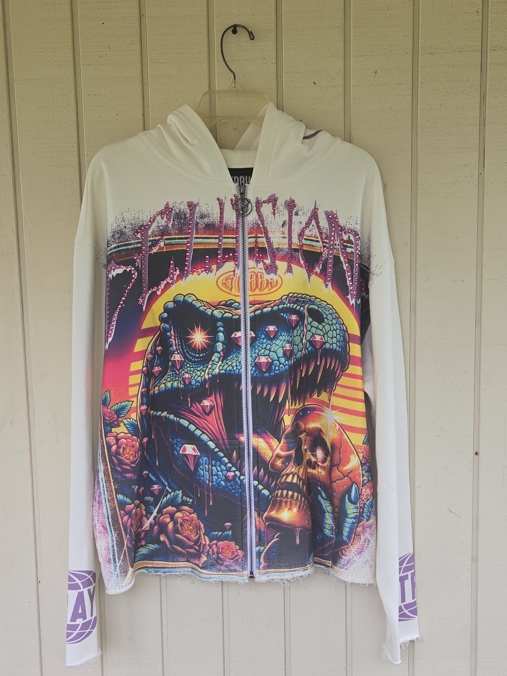 Stray Industries Full Zip Hoodie Size L